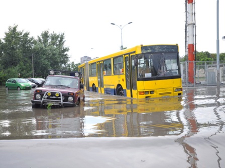 more water in the streets